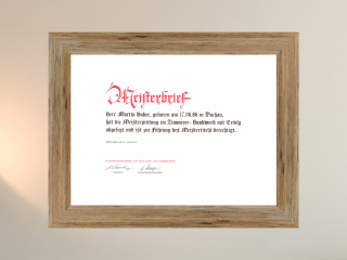 Wir sind ein Meisterbetrieb